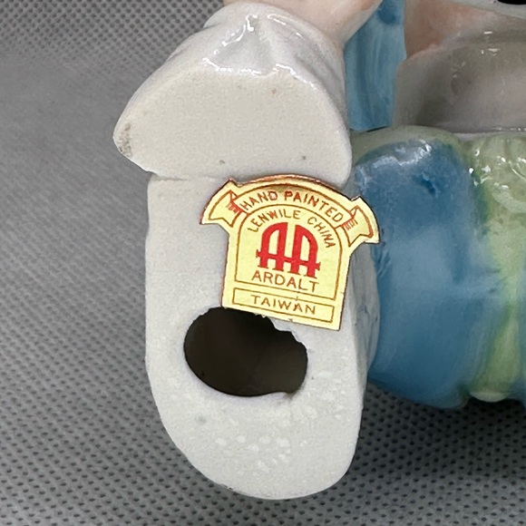 Ardalt Vintage Porcelain Clown Upside down Plays Violin Ceramic Figure 5.8” - Picture 7 of 7